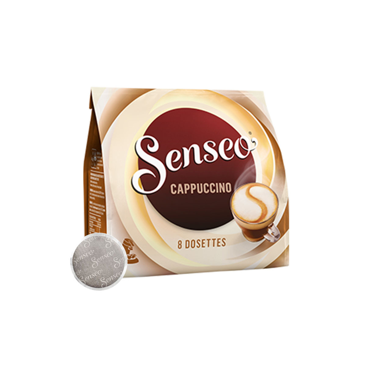 Senseo Cappuccino Choco 8 cápsulas de café